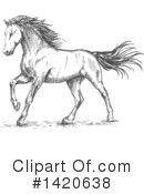 Horse Clipart #1420638 by Vector Tradition SM