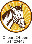 Horse Clipart #1423443 by patrimonio