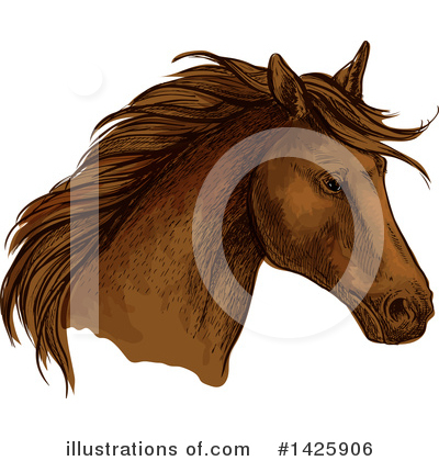 Royalty-Free (RF) Horse Clipart Illustration by Vector Tradition SM - Stock Sample #1425906