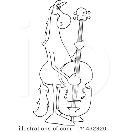 Royalty-Free (RF) Horse Clipart Illustration by djart - Stock Sample #1432820