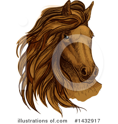 Royalty-Free (RF) Horse Clipart Illustration by Vector Tradition SM - Stock Sample #1432917