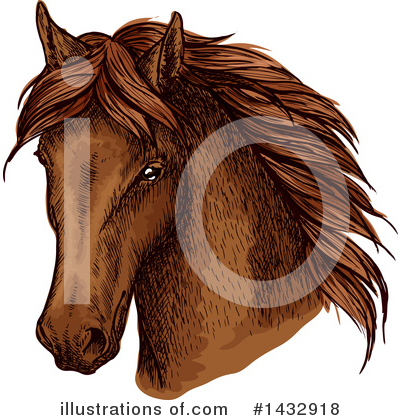 Royalty-Free (RF) Horse Clipart Illustration by Vector Tradition SM - Stock Sample #1432918