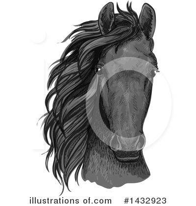 Royalty-Free (RF) Horse Clipart Illustration by Vector Tradition SM - Stock Sample #1432923