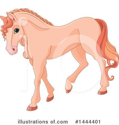 Royalty-Free (RF) Horse Clipart Illustration by Pushkin - Stock Sample #1444401