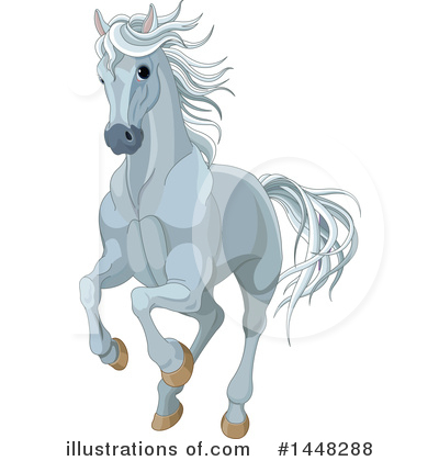 Royalty-Free (RF) Horse Clipart Illustration by Pushkin - Stock Sample #1448288