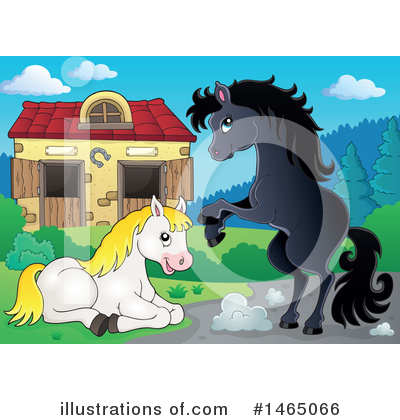 Royalty-Free (RF) Horse Clipart Illustration by visekart - Stock Sample #1465066