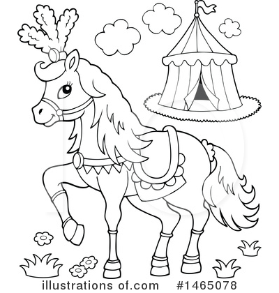 Royalty-Free (RF) Horse Clipart Illustration by visekart - Stock Sample #1465078