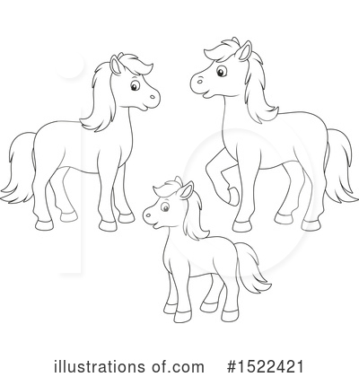 Royalty-Free (RF) Horse Clipart Illustration by Alex Bannykh - Stock Sample #1522421