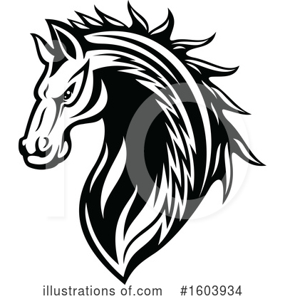 Royalty-Free (RF) Horse Clipart Illustration by Vector Tradition SM - Stock Sample #1603934