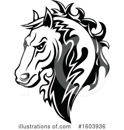 Royalty-Free (RF) Horse Clipart Illustration by Vector Tradition SM - Stock Sample #1603936
