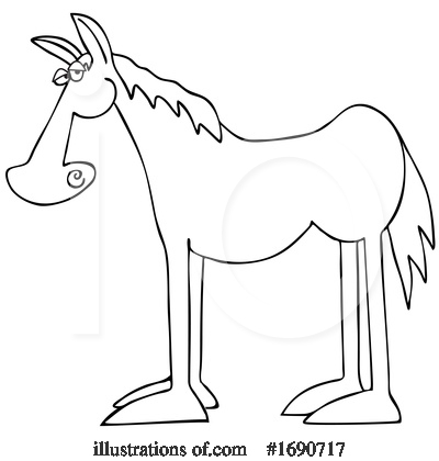 Royalty-Free (RF) Horse Clipart Illustration by djart - Stock Sample #1690717