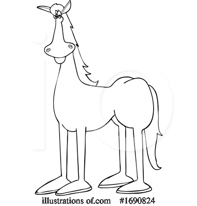 Royalty-Free (RF) Horse Clipart Illustration by djart - Stock Sample #1690824