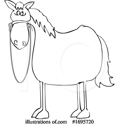 Royalty-Free (RF) Horse Clipart Illustration by djart - Stock Sample #1695720