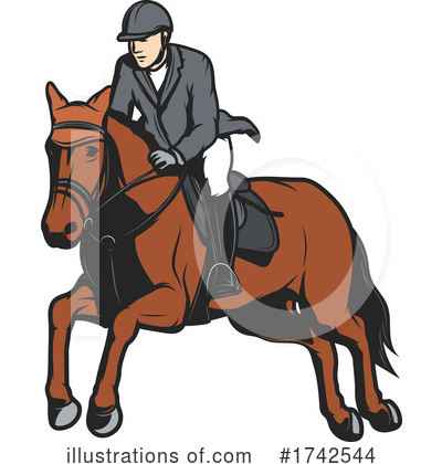 Royalty-Free (RF) Horse Clipart Illustration by Vector Tradition SM - Stock Sample #1742544