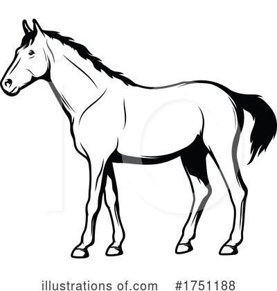 Royalty-Free (RF) Horse Clipart Illustration by Vector Tradition SM - Stock Sample #1751188