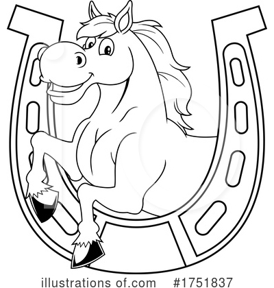 Horseshoe Clipart #1751837 by Hit Toon