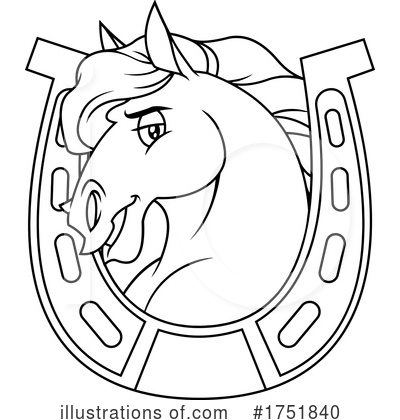 Horseshoe Clipart #1751840 by Hit Toon