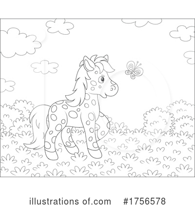 Royalty-Free (RF) Horse Clipart Illustration by Alex Bannykh - Stock Sample #1756578