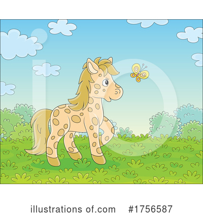 Royalty-Free (RF) Horse Clipart Illustration by Alex Bannykh - Stock Sample #1756587