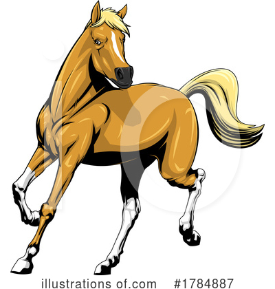 Royalty-Free (RF) Horse Clipart Illustration by Hit Toon - Stock Sample #1784887