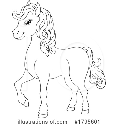 Royalty-Free (RF) Horse Clipart Illustration by AtStockIllustration - Stock Sample #1795601