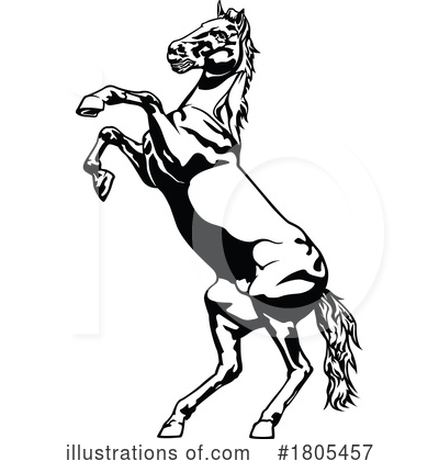 Royalty-Free (RF) Horse Clipart Illustration by dero - Stock Sample #1805457