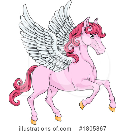 Pegasus Clipart #1805867 by AtStockIllustration