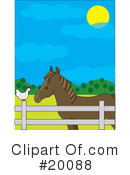 Horse Clipart #20088 by Maria Bell