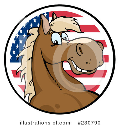 Royalty-Free (RF) Horse Clipart Illustration by Hit Toon - Stock Sample #230790