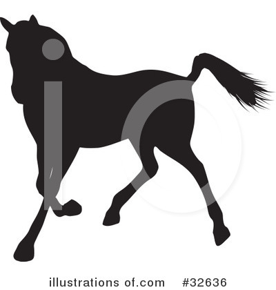 Royalty-Free (RF) Horse Clipart Illustration by KJ Pargeter - Stock Sample #32636