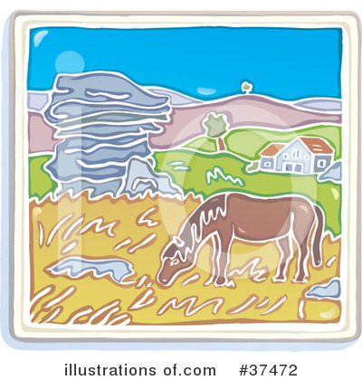 Royalty-Free (RF) Horse Clipart Illustration by Lisa Arts - Stock Sample #37472