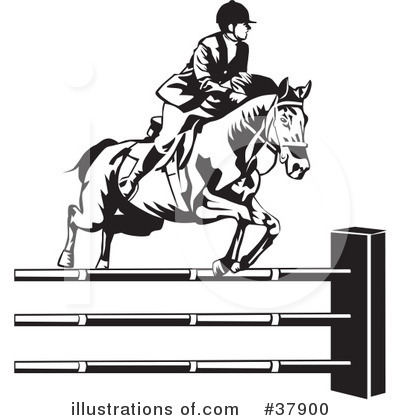 Royalty-Free (RF) Horse Clipart Illustration by David Rey - Stock Sample #37900