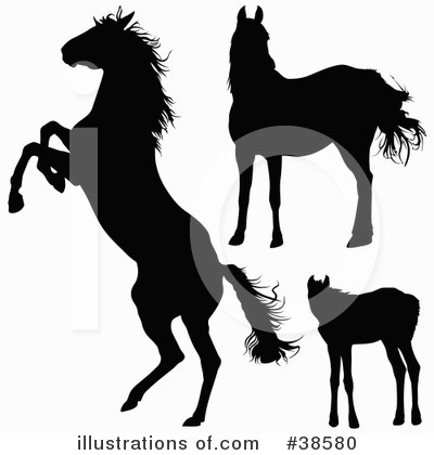 Royalty-Free (RF) Horse Clipart Illustration by dero - Stock Sample #38580