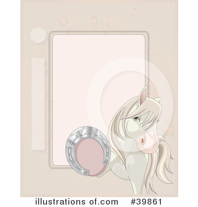 Royalty-Free (RF) Horse Clipart Illustration by Pushkin - Stock Sample #39861