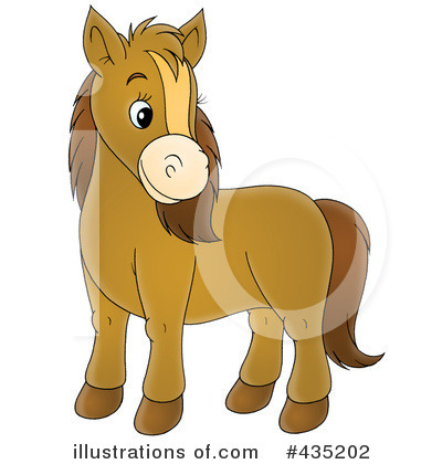 Royalty-Free (RF) Horse Clipart Illustration by Alex Bannykh - Stock Sample #435202