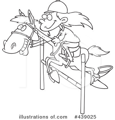 Royalty-Free (RF) Horse Clipart Illustration by toonaday - Stock Sample #439025