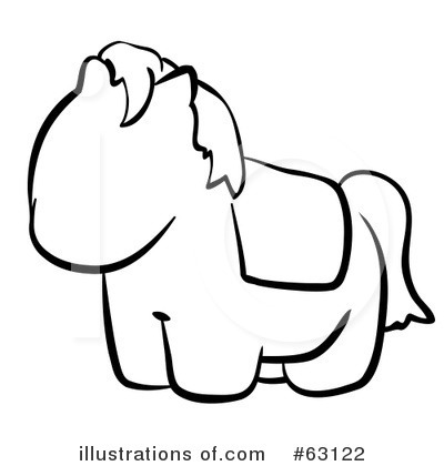 Royalty-Free (RF) Horse Clipart Illustration by Leo Blanchette - Stock Sample #63122