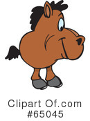 Horse Clipart #65045 by Dennis Holmes Designs