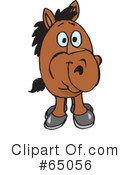 Horse Clipart #65056 by Dennis Holmes Designs
