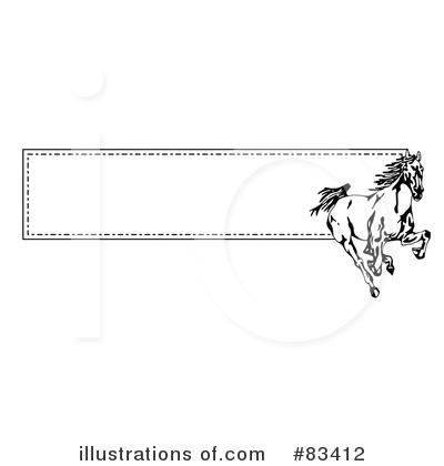 Royalty-Free (RF) Horse Clipart Illustration by C Charley-Franzwa - Stock Sample #83412