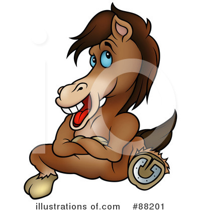 Royalty-Free (RF) Horse Clipart Illustration by dero - Stock Sample #88201