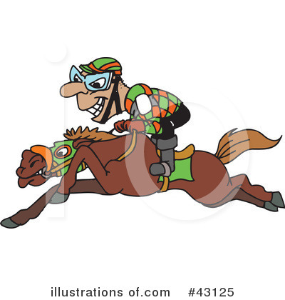 Auto Racing Free Clip  on Horse Race Clipart  43125 By Dennis Holmes Designs   Royalty Free  Rf