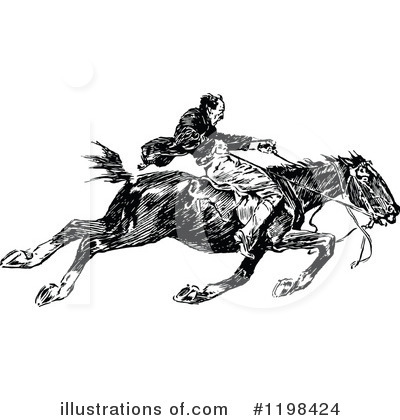 Rodeo Clipart #1198424 by Prawny Vintage