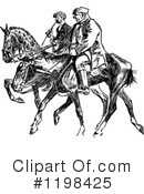 Horseback Clipart #1198425 by Prawny Vintage