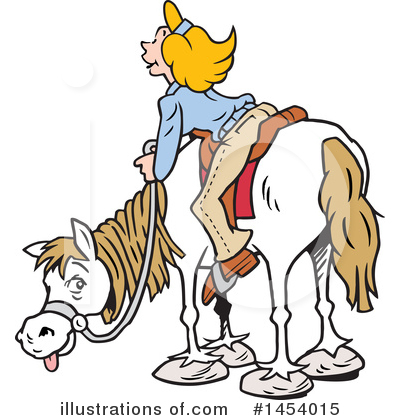 Royalty-Free (RF) Horseback Clipart Illustration by Johnny Sajem - Stock Sample #1454015