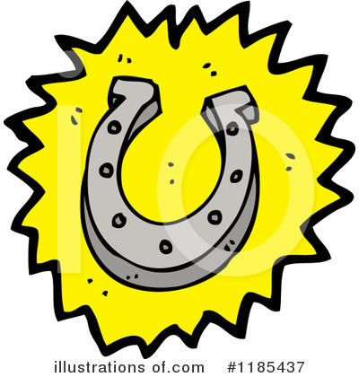 Royalty-Free (RF) Horseshoe Clipart Illustration by lineartestpilot - Stock Sample #1185437