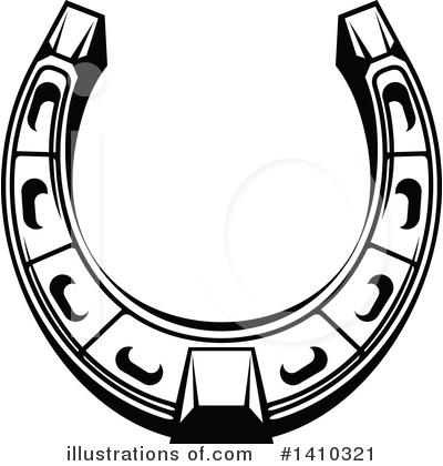 Royalty-Free (RF) Horseshoe Clipart Illustration by Vector Tradition SM - Stock Sample #1410321