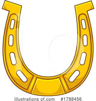 Royalty-Free (RF) Horseshoe Clipart Illustration by Hit Toon - Stock Sample #1788456