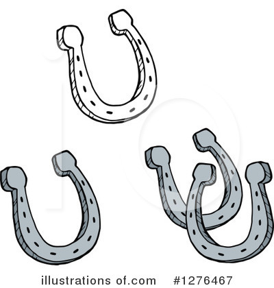 Royalty-Free (RF) Horseshoes Clipart Illustration by Hit Toon - Stock Sample #1276467