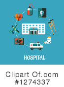 Hospital Clipart #1274337 by Vector Tradition SM